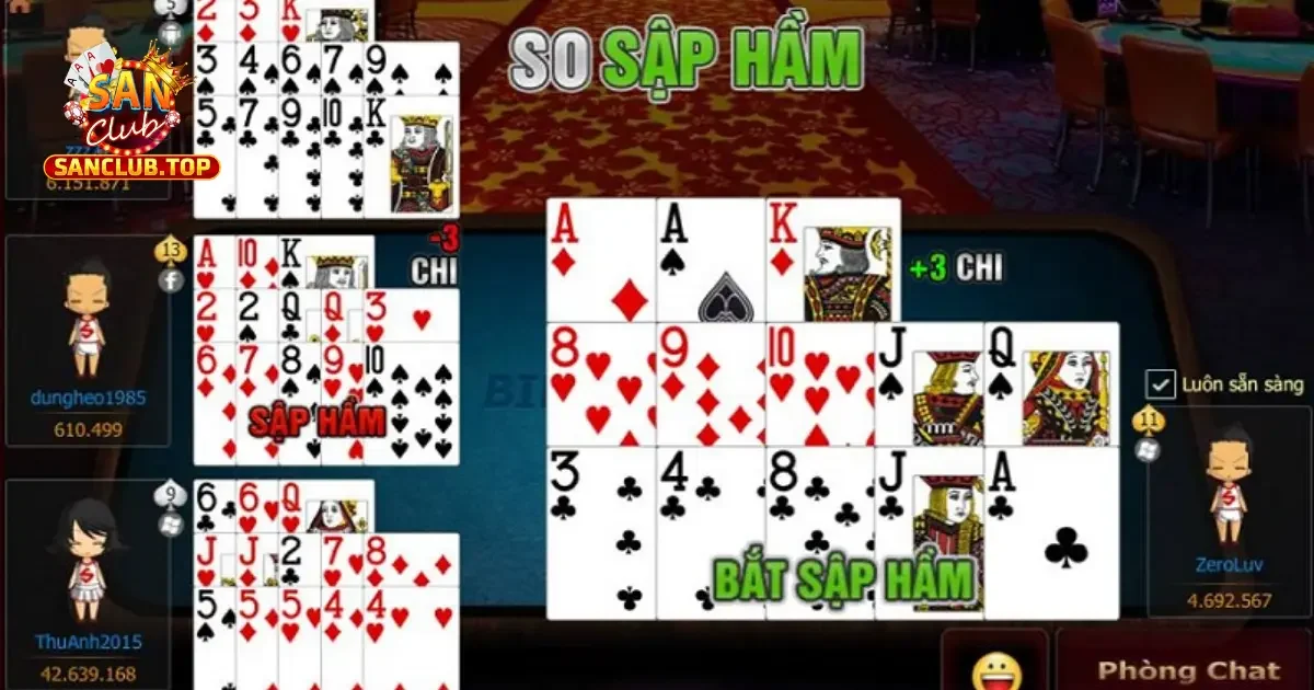 Bài Mậu Binh Online – Luật Chơi Và Cách Chơi Tại SanClub 4 Hướng Dẫn Chơi Mậu Binh Online Tại SanClub