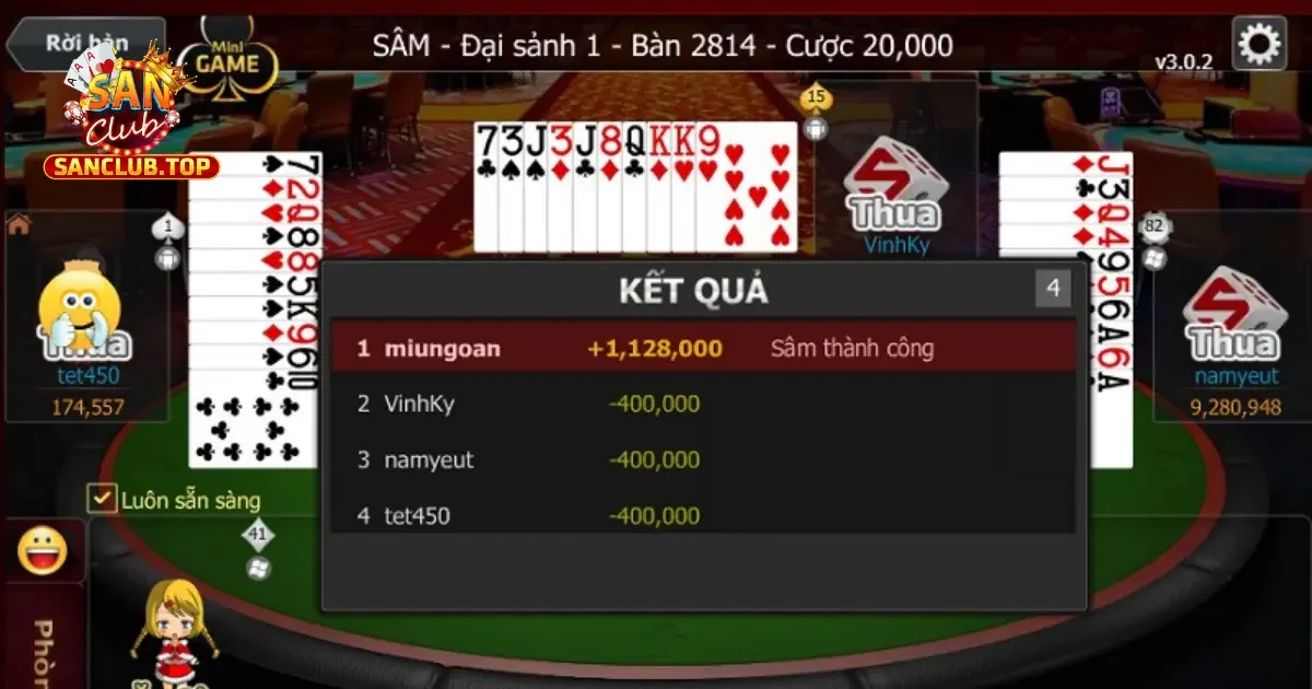 Hướng Dẫn Chơi Bài Sâm Lốc Online Trên Cổng Game SanClub 4 Cách Chơi Sâm Lốc Online Tại SanClub Dành Cho Người Mới