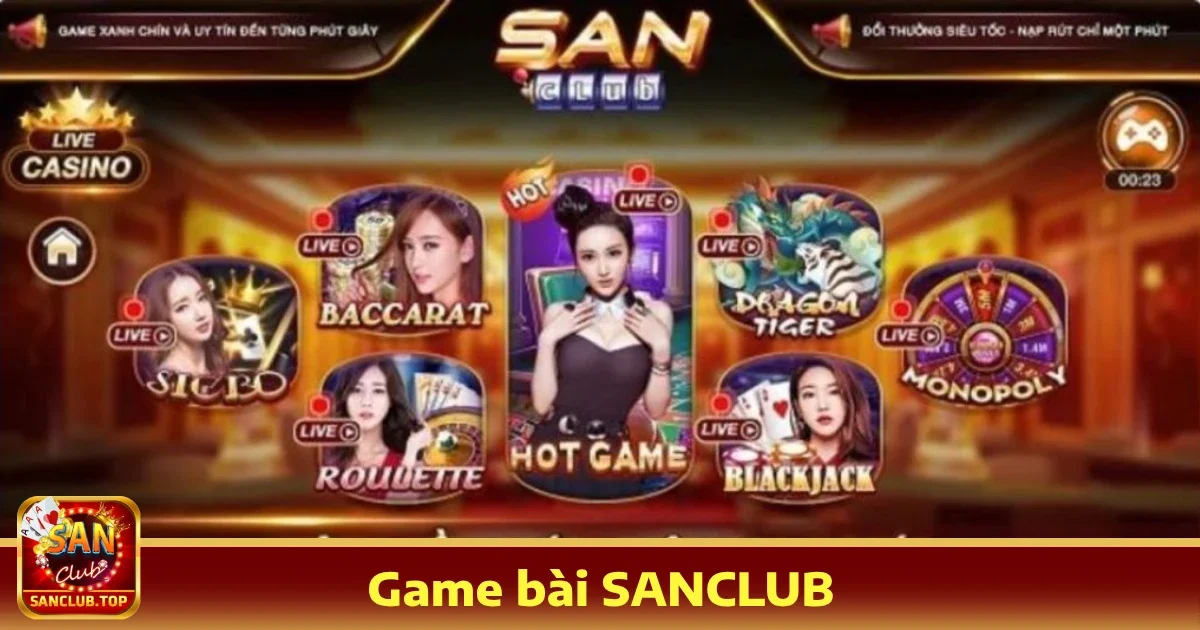 Game bài sanclub 1 Giới thiệu về Game bài sanclub