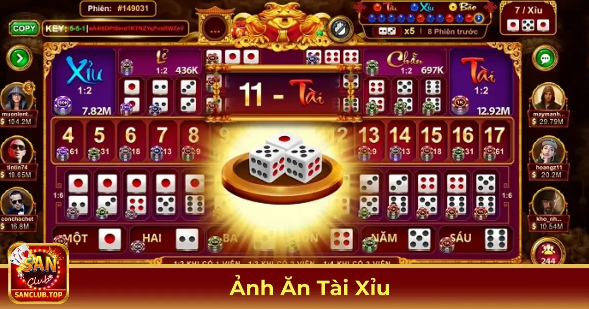 Những Ảnh Ăn Tài Xỉu Ấn Tượng Nhất Từ SanClub