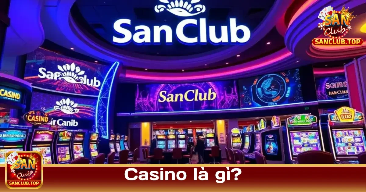 Trong thời đại hiện nay, khái niệm về casino đã trở nên quen thuộc với nhiều người. Casino không chỉ là nơi để giải trí mà còn là một phần văn hóa của nhiều quốc gia trên thế giới. Vậy casino là gì? Casino là một cơ sở kinh doanh tập trung vào các trò chơi cá cược, thường bao gồm các trò chơi như poker, blackjack, roulette và máy slot. Đây cũng là nơi mà người chơi có thể tham gia vào các hoạt động giải trí khác nhau từ biểu diễn nghệ thuật đến ẩm thực. Với sự phát triển mạnh mẽ của công nghệ, casino SANCLUB đã không ngừng mở rộng hình thức phục vụ, từ các sòng bạc truyền thống đến các nền tảng chơi game trực tuyến.