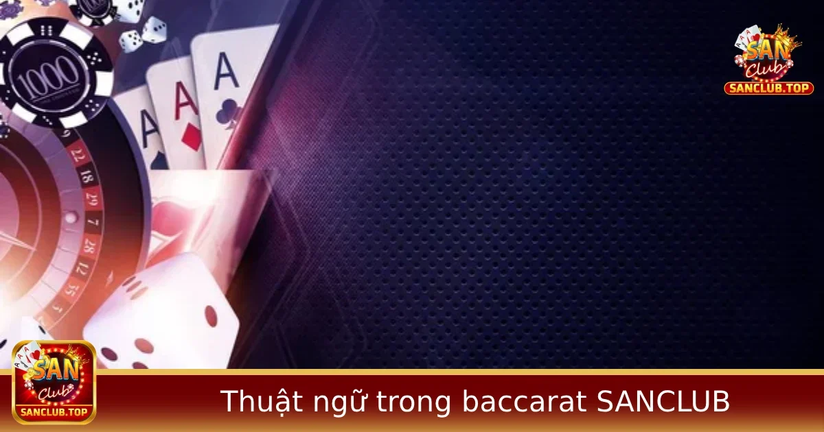 Thuật Ngữ Trong Baccarat Tại SANCLUB – Hiểu Đúng Để Chơi Không Bị Nhầm Kèo